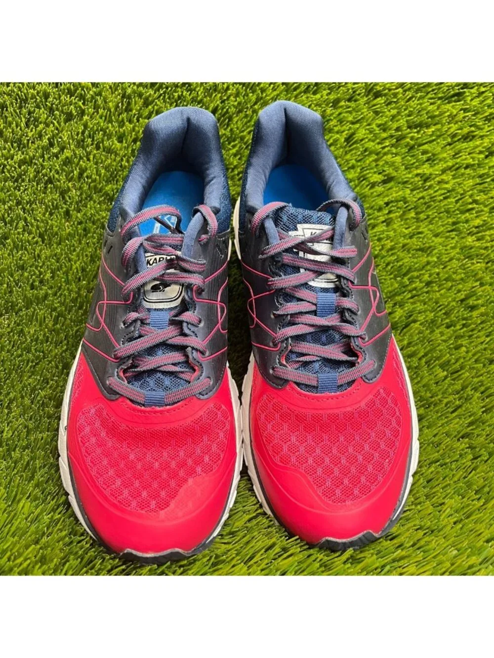Karhu Fast 7 MRE Womens Size 9 Blue White Walking Running Shoes Sneakers